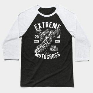 Extreme Motocross Baseball T-Shirt